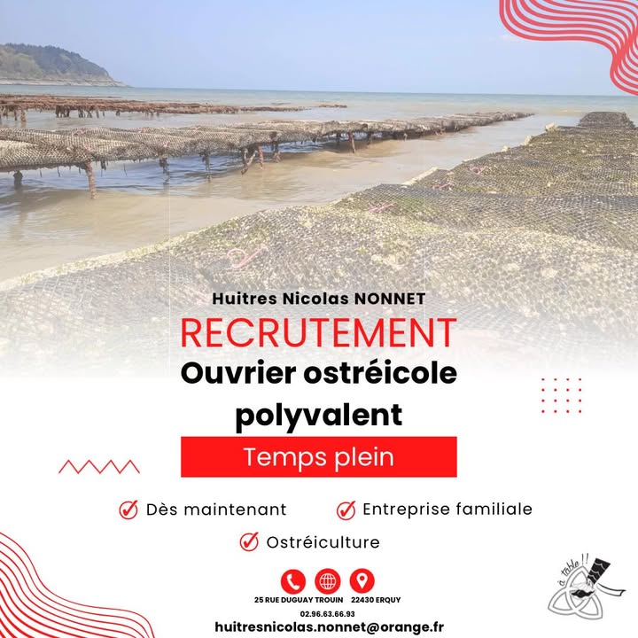 Poste a pourvoir rapidement Erquy 22430 1 1284336140148818 - Accueil - Erquy Pléneuf-Val-André