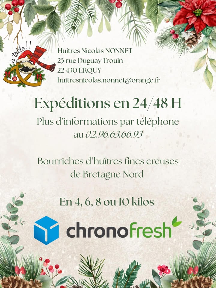 Les huitres Nonnet senvoient aussi directement chez vous en 1 1370072361575195 - Accueil - Erquy Pléneuf-Val-André Les huitres Nonnet senvoient aussi directement chez vous en 1 1370072361575195 - Accueil - Erquy Pléneuf-Val-André